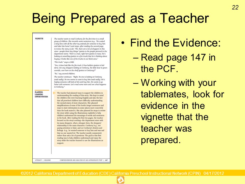 Being Prepared as a Teacher