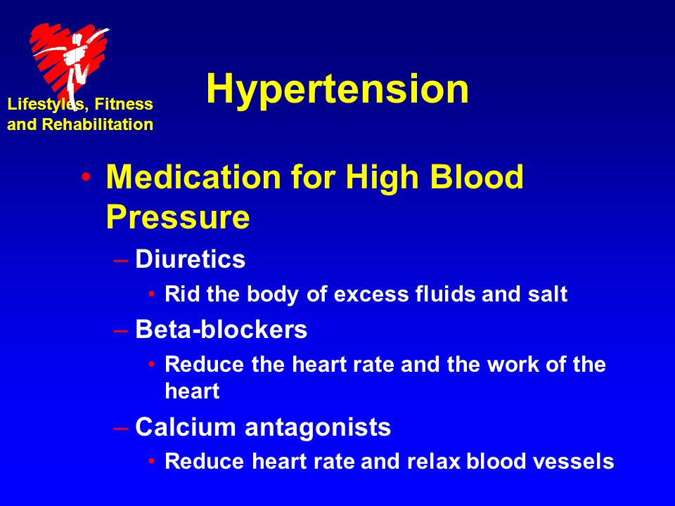 Hypertension Medication for High Blood Pressure Diuretics