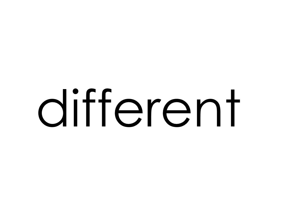 different