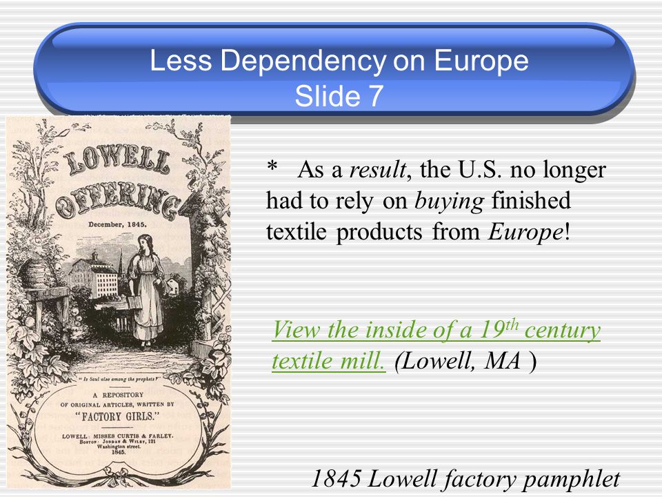 Less Dependency on Europe
