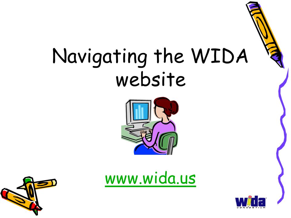 Navigating the WIDA website
