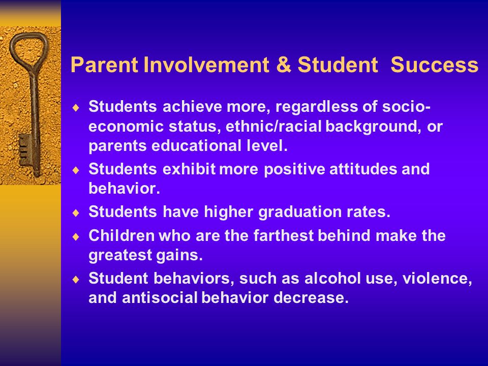 Parent Involvement & Student Success