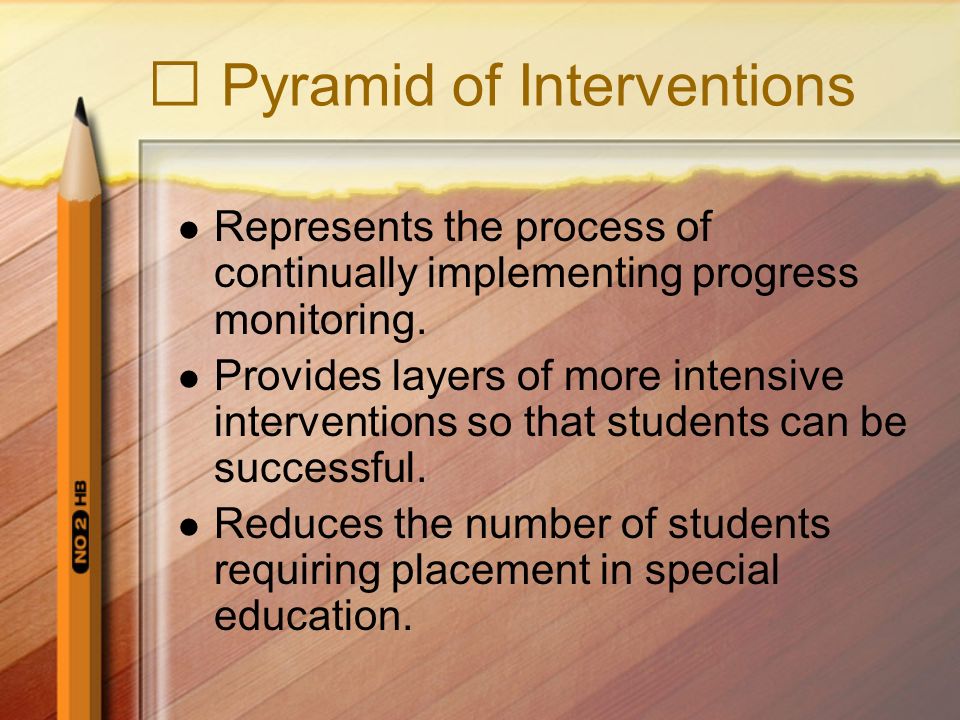  Pyramid of Interventions