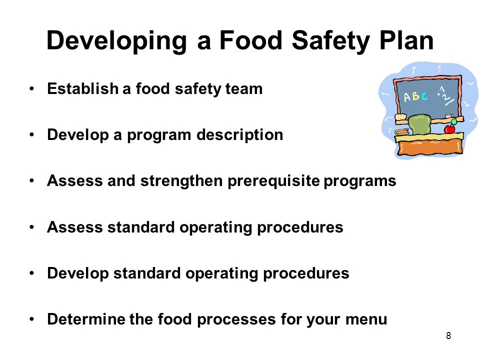 Developing a Food Safety Plan