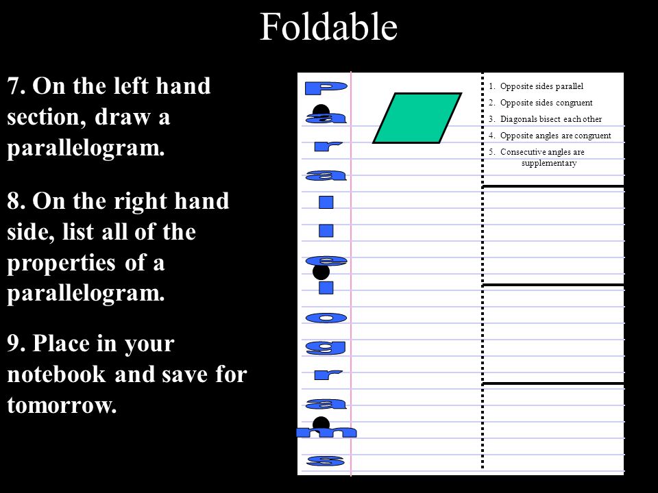 Foldable Parallelograms