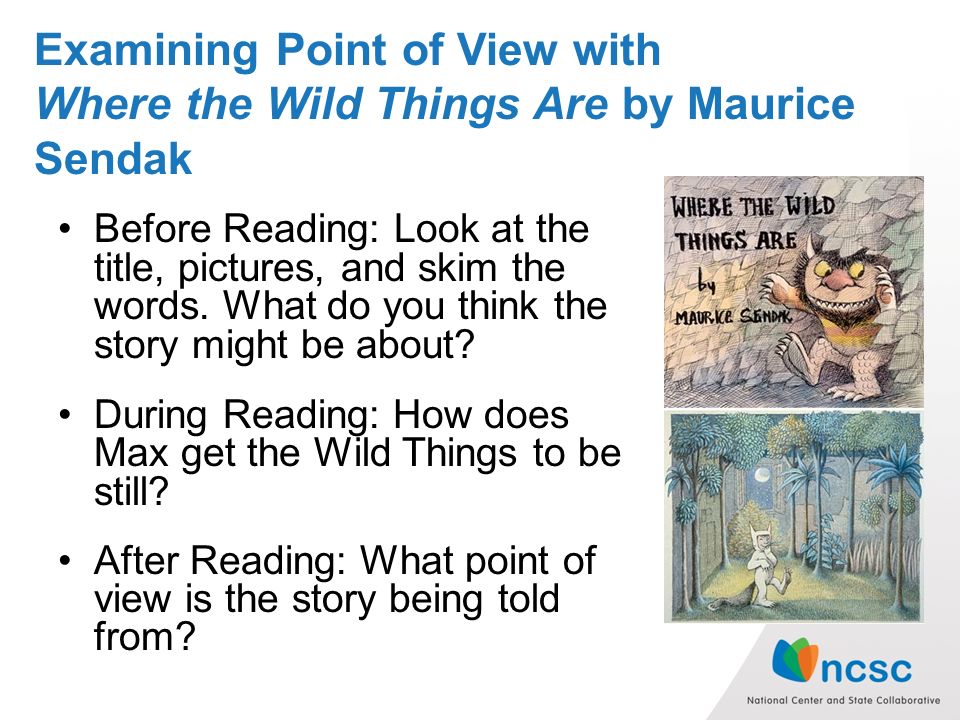 Examining Point of View with Where the Wild Things Are by Maurice Sendak