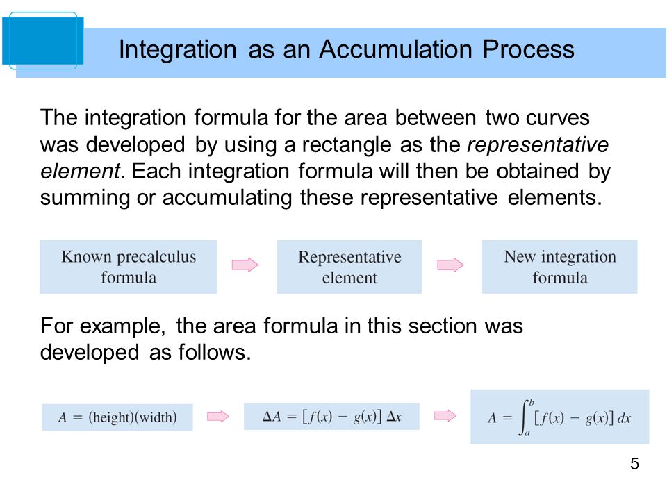 Integration as an Accumulation Process