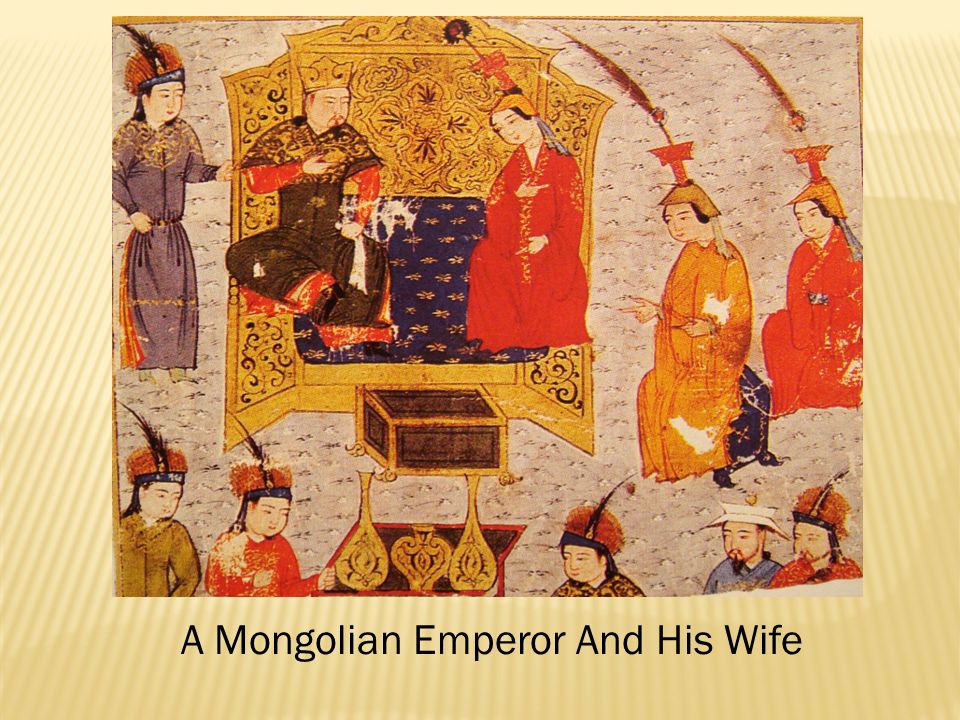 A Mongolian Emperor And His Wife