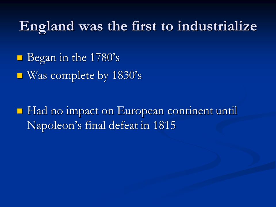 chapter 22 the industrial revolution