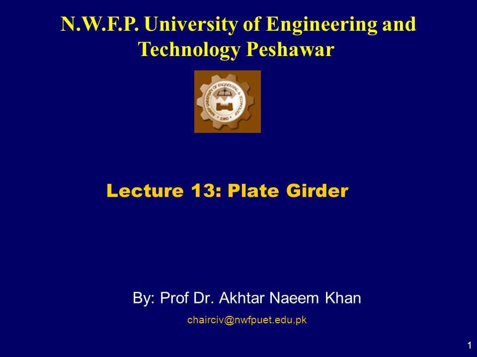 By: Prof Dr. Akhtar Naeem Khan