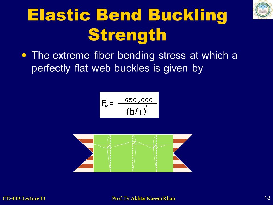 Elastic Bend Buckling Strength