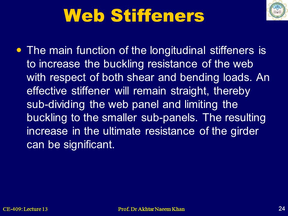 Web Stiffeners