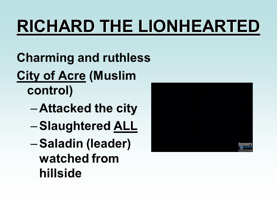 RICHARD THE LIONHEARTED
