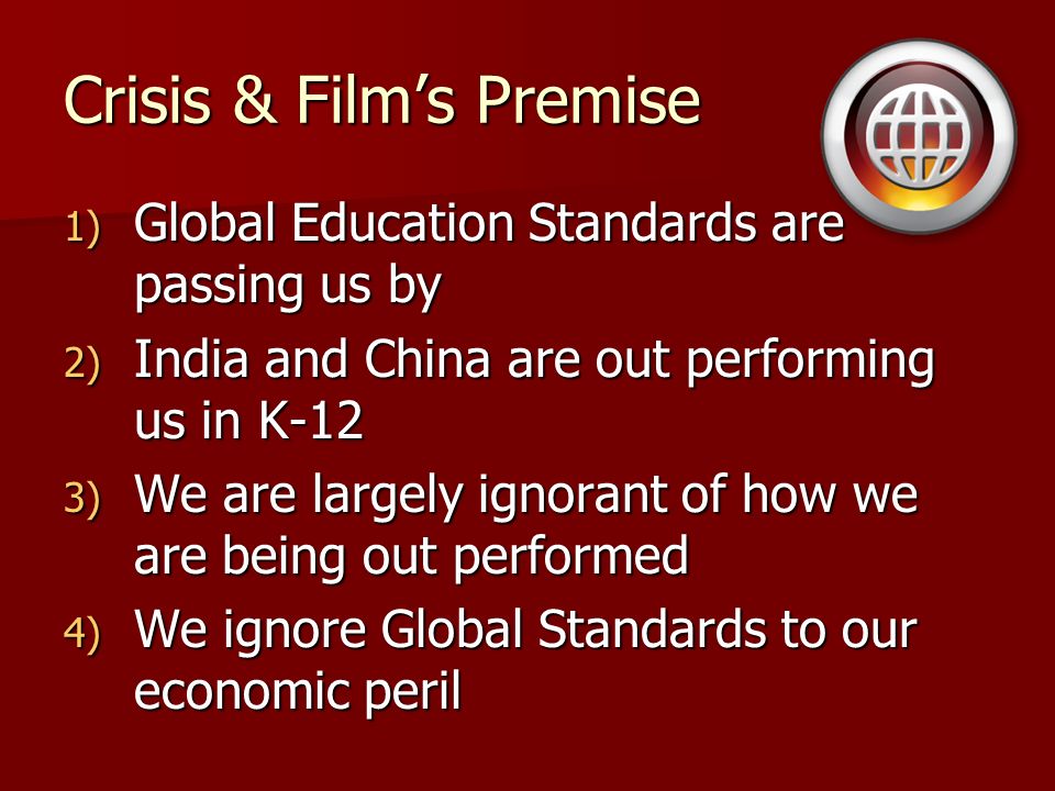 Crisis & Film’s Premise