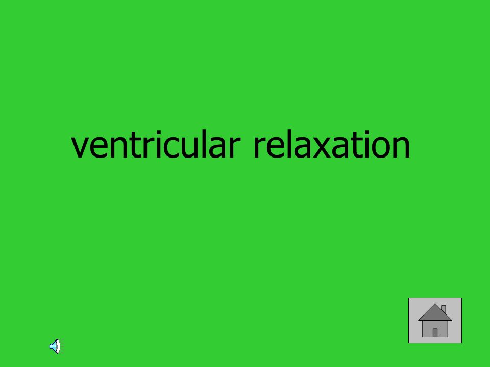 ventricular relaxation