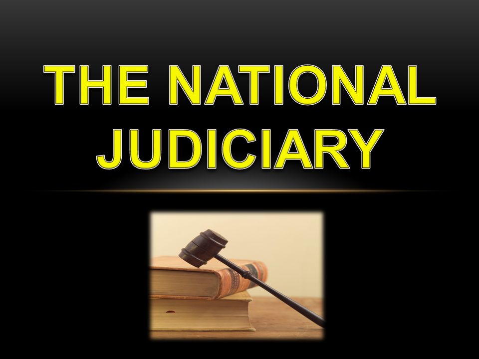 THE NATIONAL JUDICIARY
