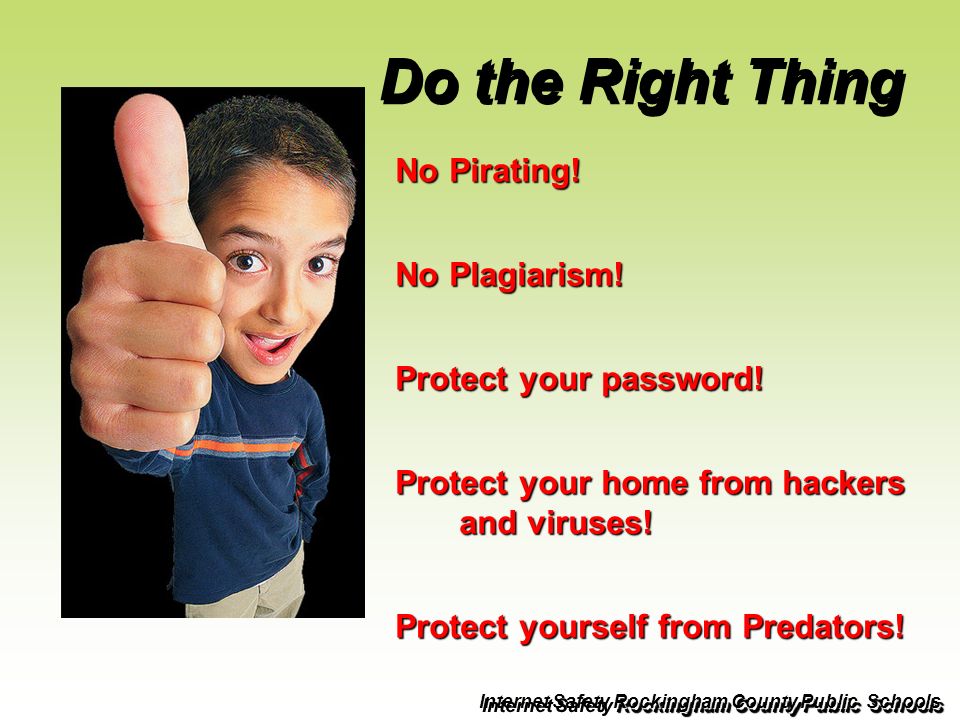 Internet Safety Rockingham County Public Schools