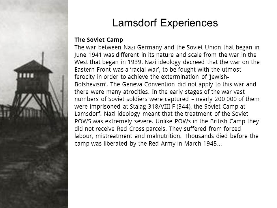 Lamsdorf Experiences