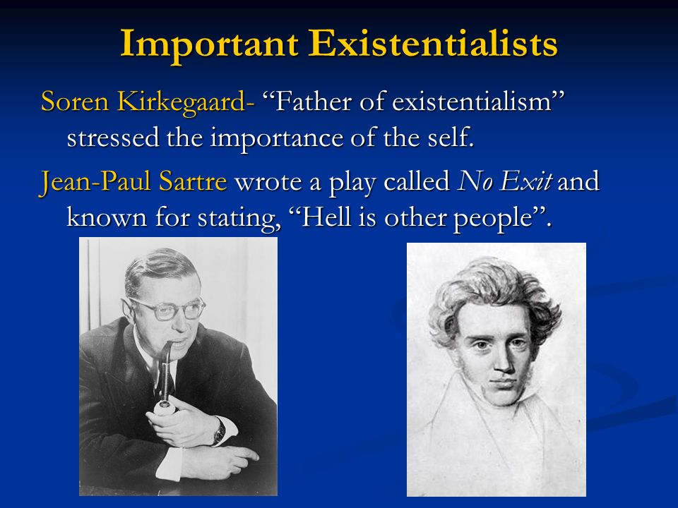 Important Existentialists