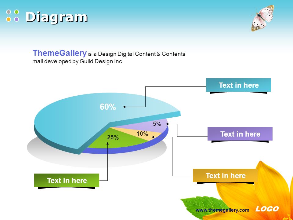 Diagram ThemeGallery is a Design Digital Content & Contents mall developed by Guild Design Inc. Text in here.