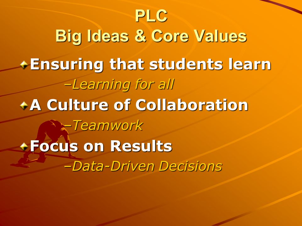 PLC Big Ideas & Core Values