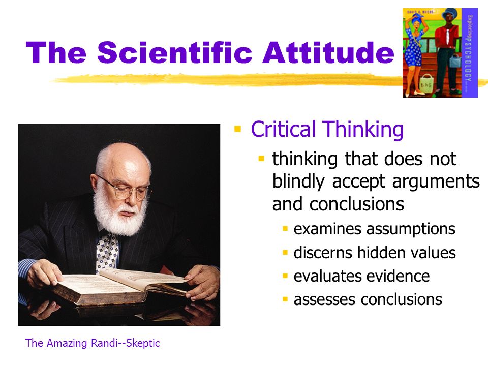 The Scientific Attitude
