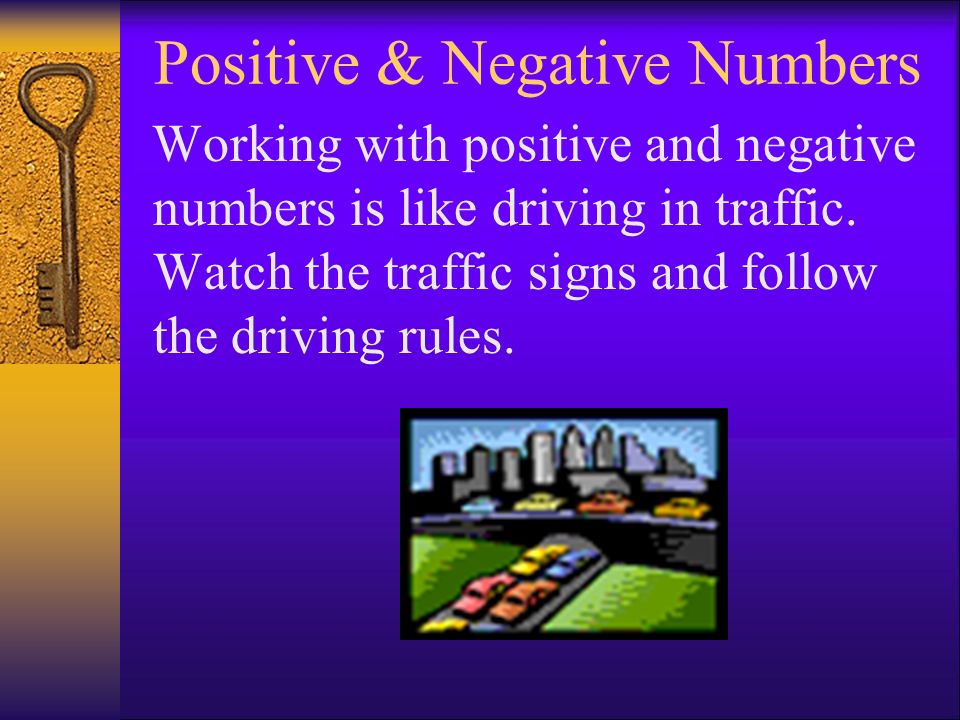 Positive & Negative Numbers