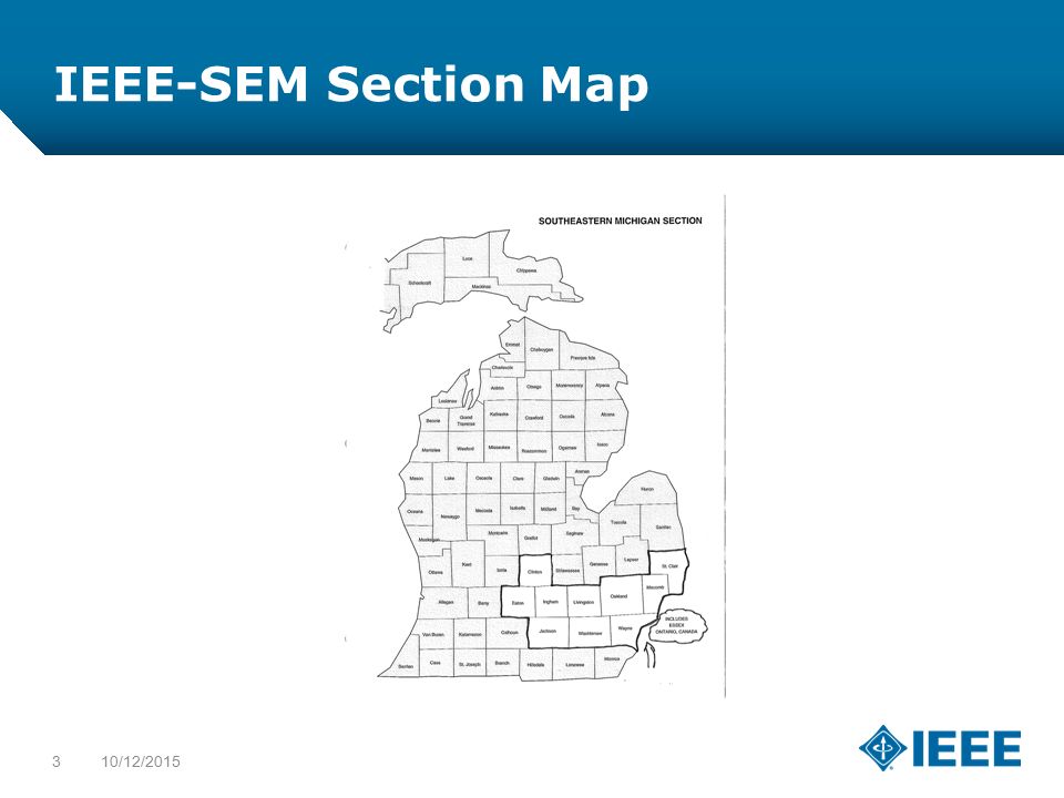 IEEE-SEM Section Map 4/23/2017