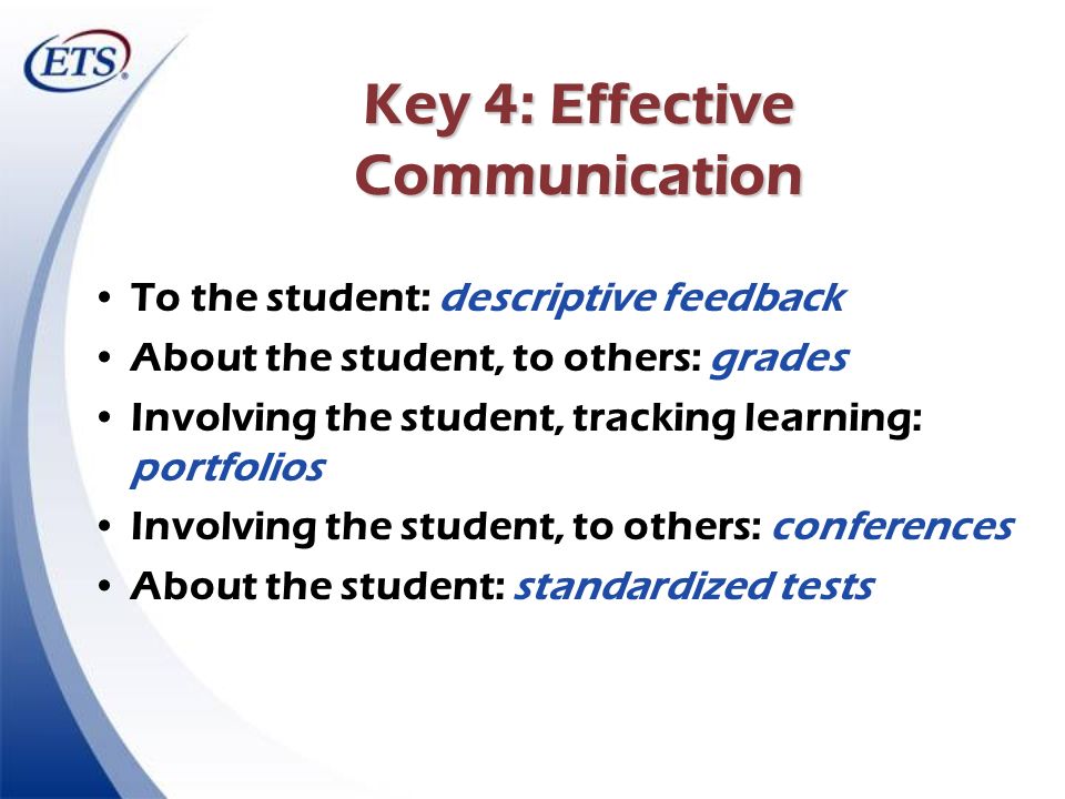 Key 4: Effective Communication
