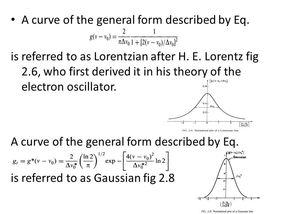 A curve of the general form described by Eq.