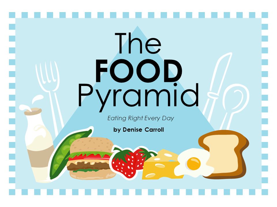 The FOOD Pyramid Eating Right Every Day by Denise Carroll