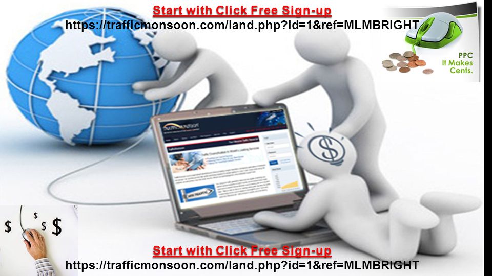 Start with Click Free Sign-up