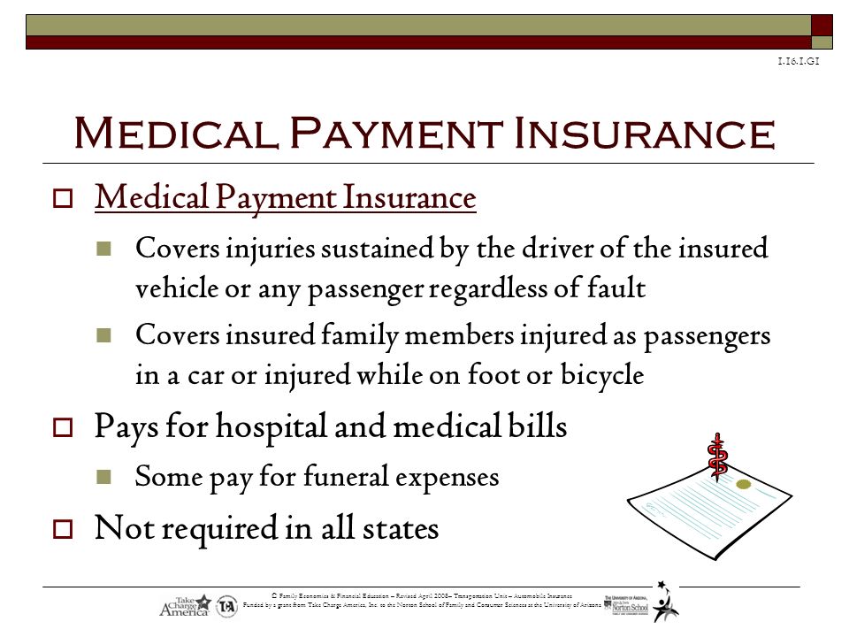 Medical Payment Insurance