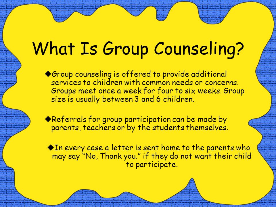 What Is Group Counseling