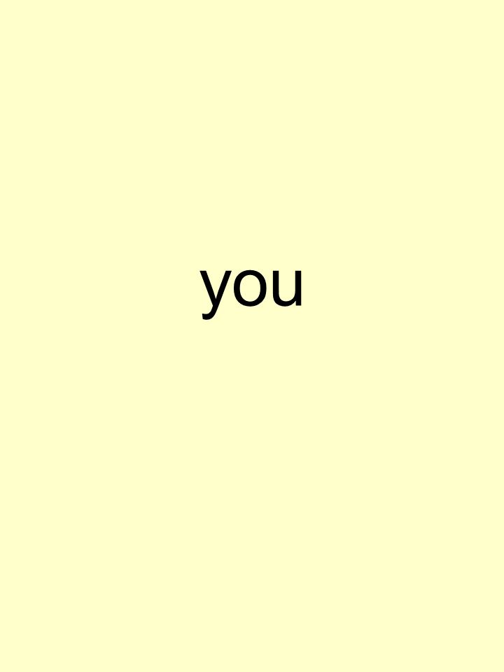 you
