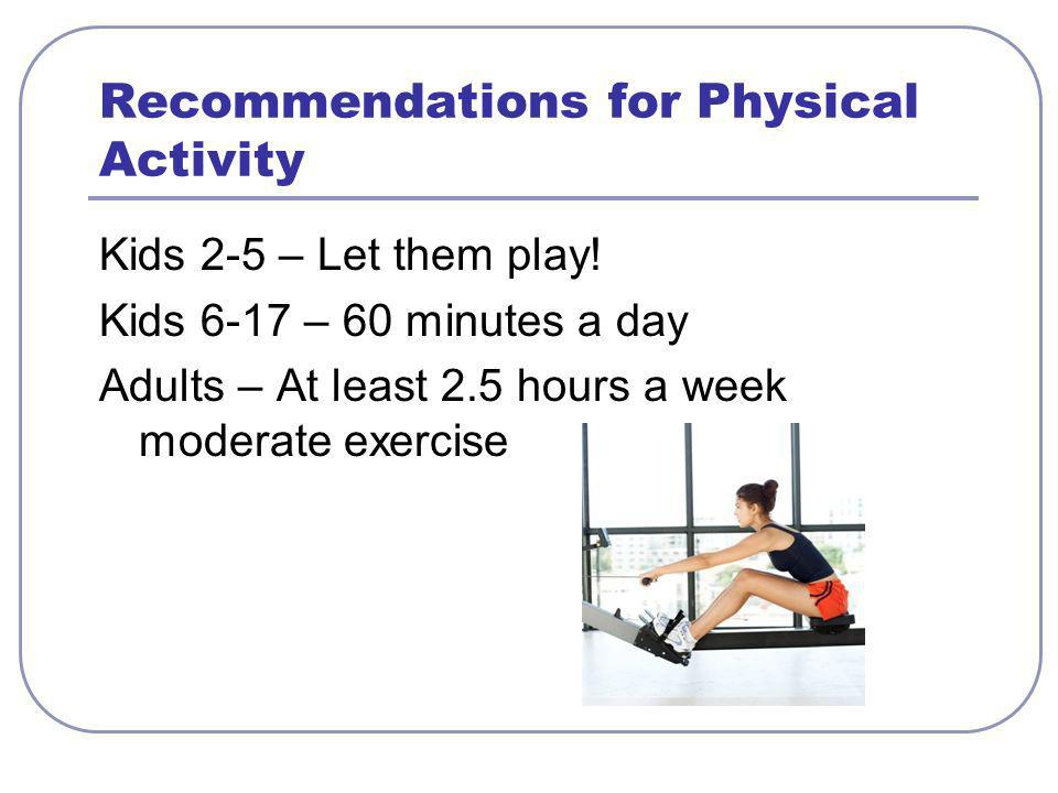 Recommendations for Physical Activity