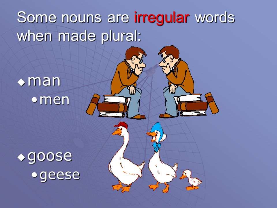 plural and singular nouns