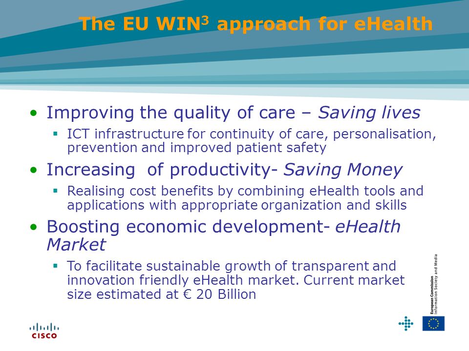 The EU WIN3 approach for eHealth