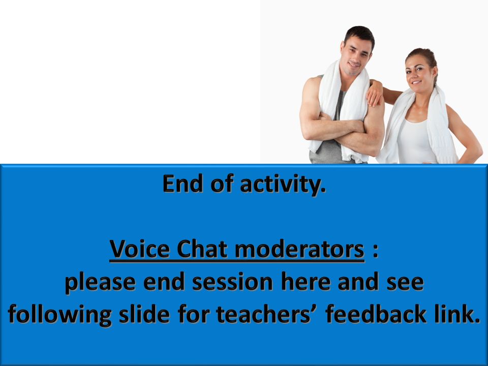Voice Chat moderators : please end session here and see