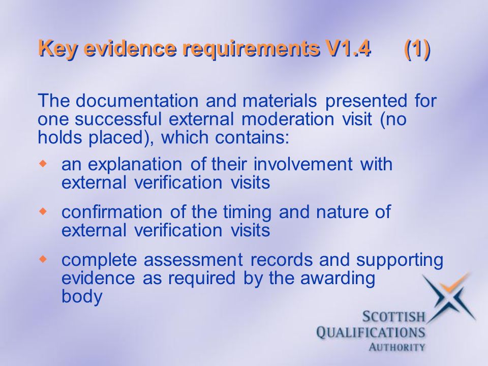 Key evidence requirements V1.4 (1)