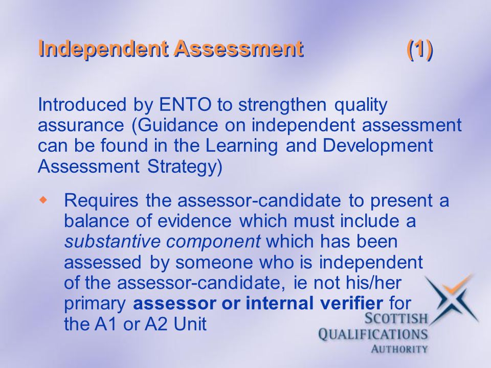Independent Assessment (1)