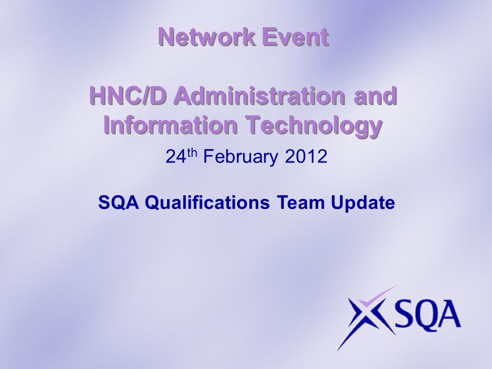 Network Event HNC/D Administration and Information Technology
