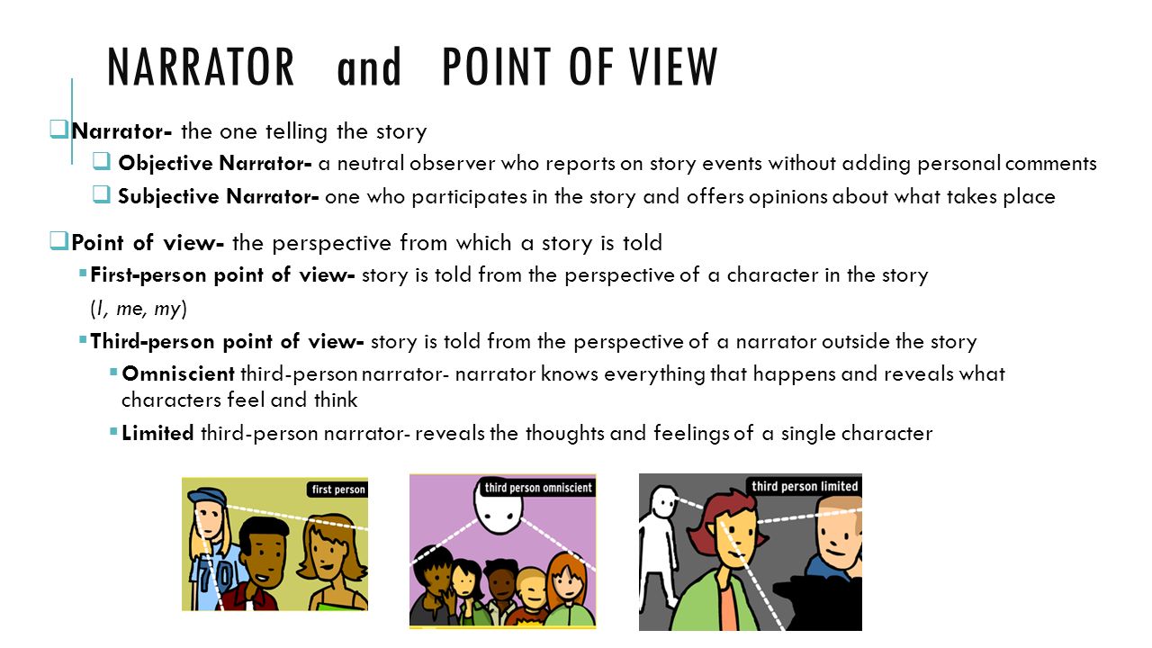 NARRATOR and POINT OF VIEW