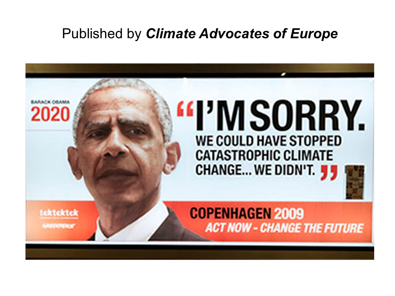 Published by Climate Advocates of Europe