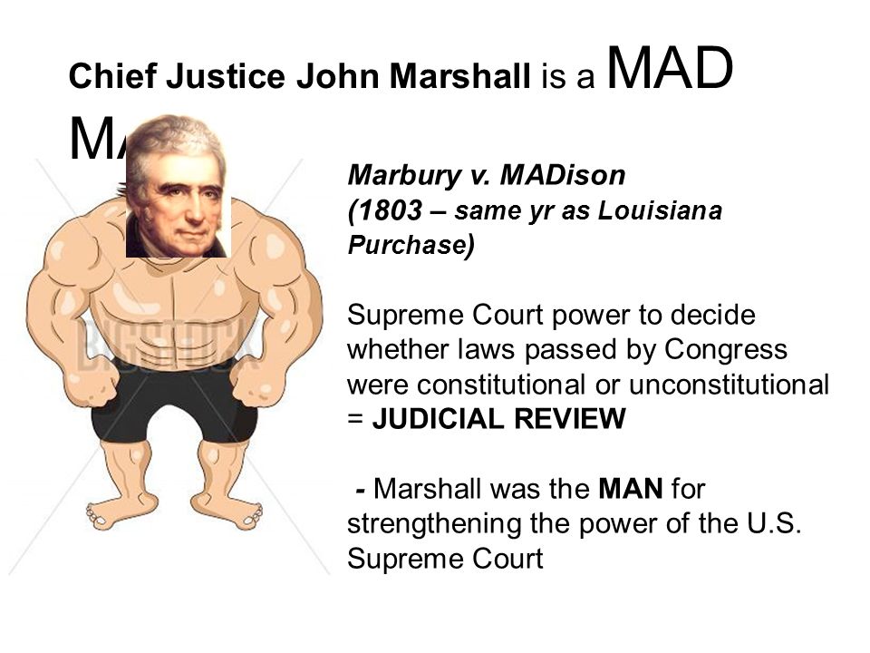 Chief Justice John Marshall is a MAD MAN