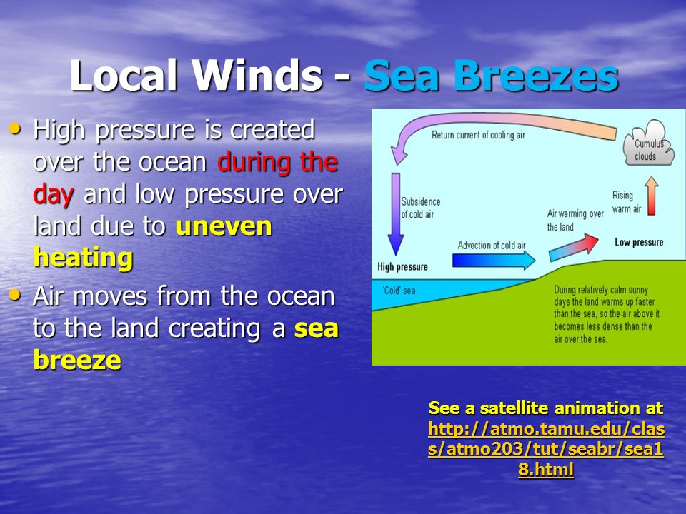 Local Winds - Sea Breezes
