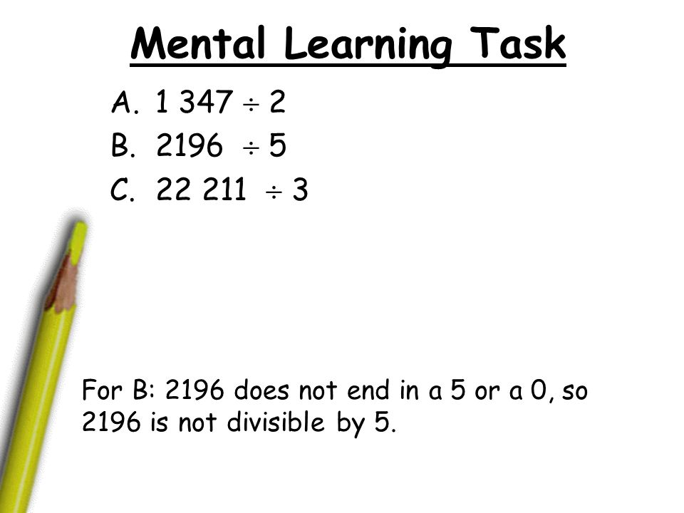 Mental Learning Task    3