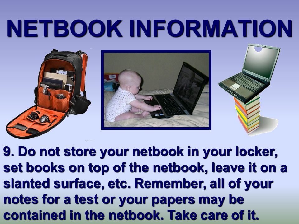 NETBOOK INFORMATION
