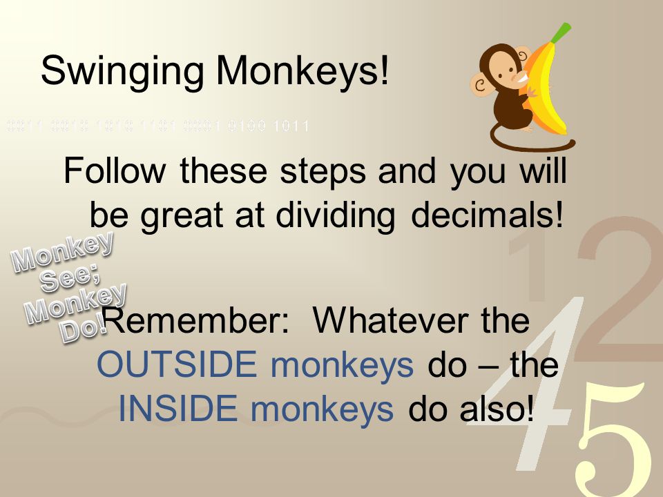 Swinging Monkeys!