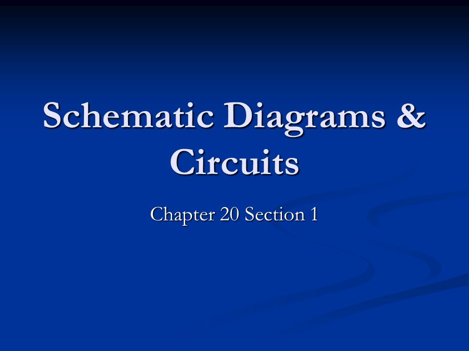 Schematic Diagrams & Circuits